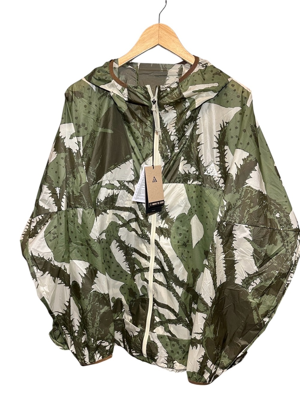 NWT Nike ACG Cinder Cone Windproof Jacket Men 2XL Windbreaker Packable Outdoor